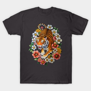 Japanese Tiger Tattoo T-Shirt